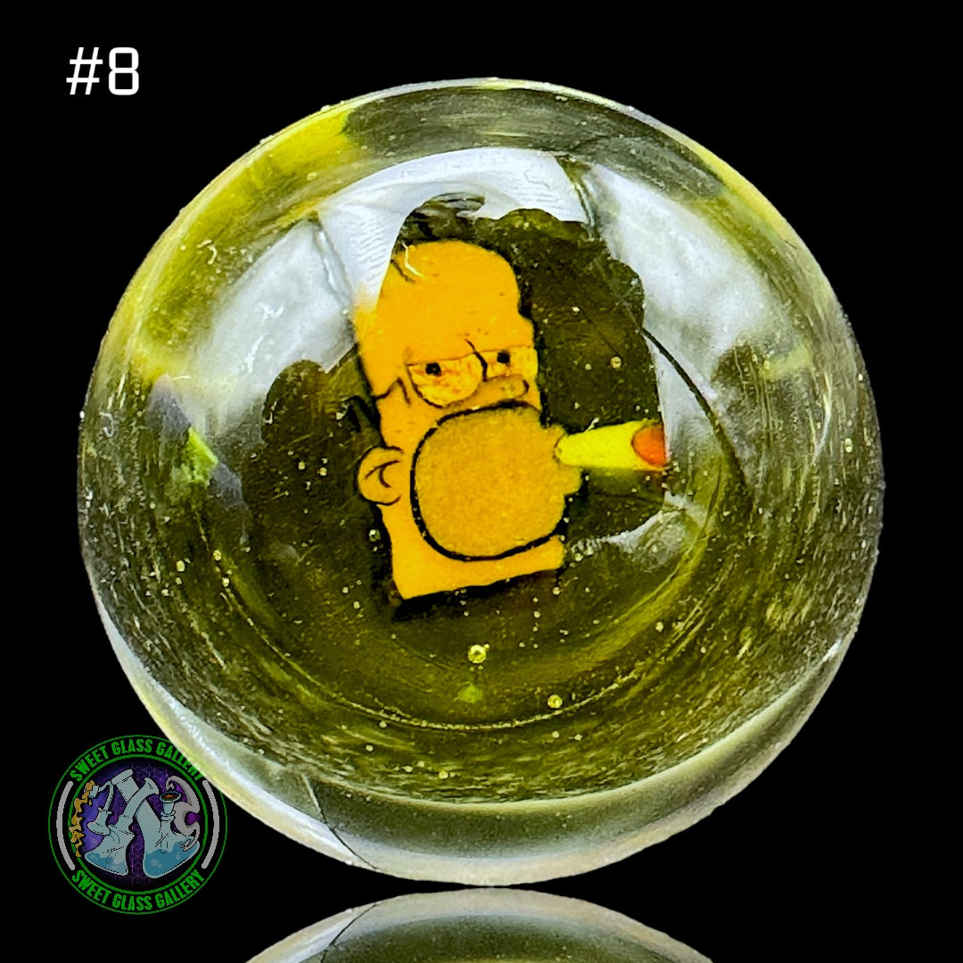 Keys Glass - Marble #8 - Homer The Simpsons