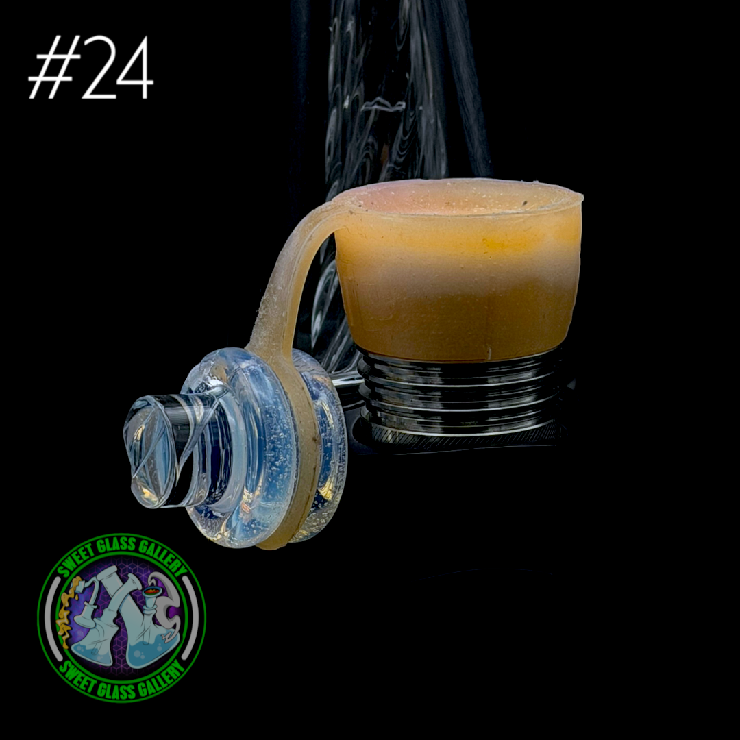 One Trick Pony - Rockulus Tether #24 - Puffco Peak Pro 3DXL - Peach/Pearl