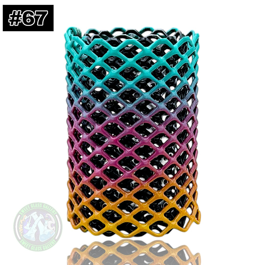 Mamba Guardzz - Heat Cage #67 - Blazer GT8000 Guard (Teal, Pink & Yellow)