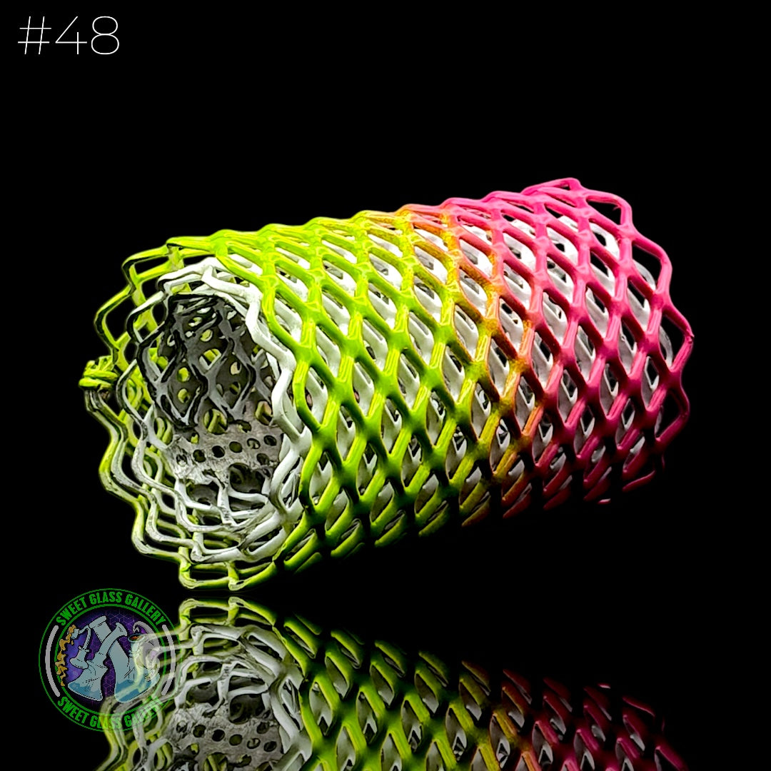 Mamba Guardzz - Heat Cage #48 Blazer Torch Guard (Ghost Series - Green & Pink)