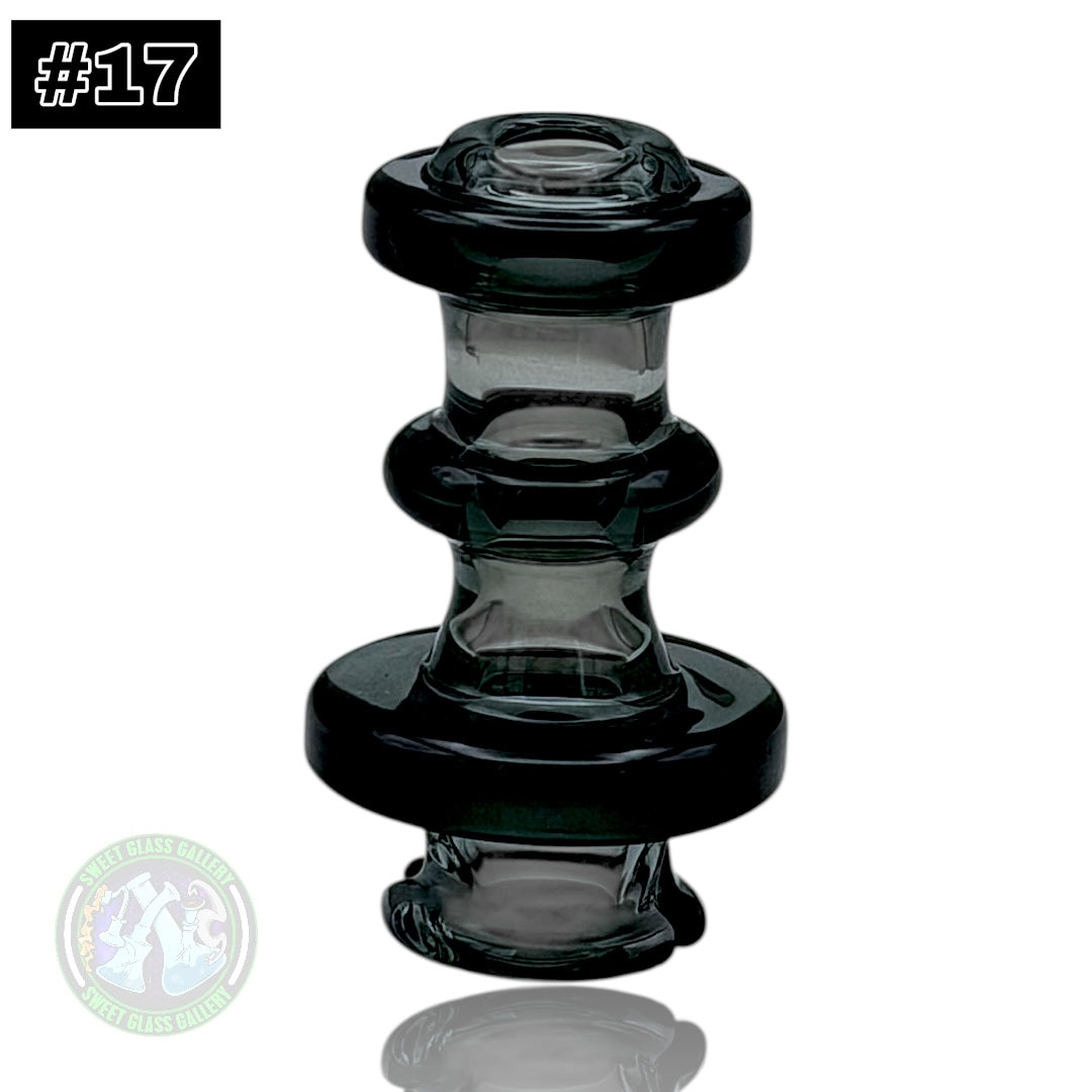 Rone Glass -Puffco Pivot Top #17 - Transparent Black