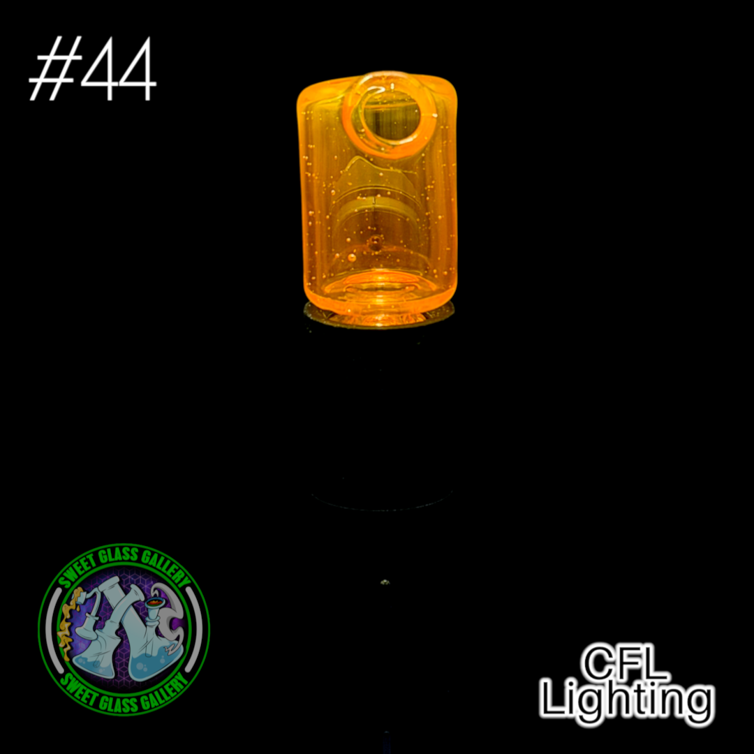 Kizmit Glass - Puffco Pivot Top #44 - Citrus (CFL)