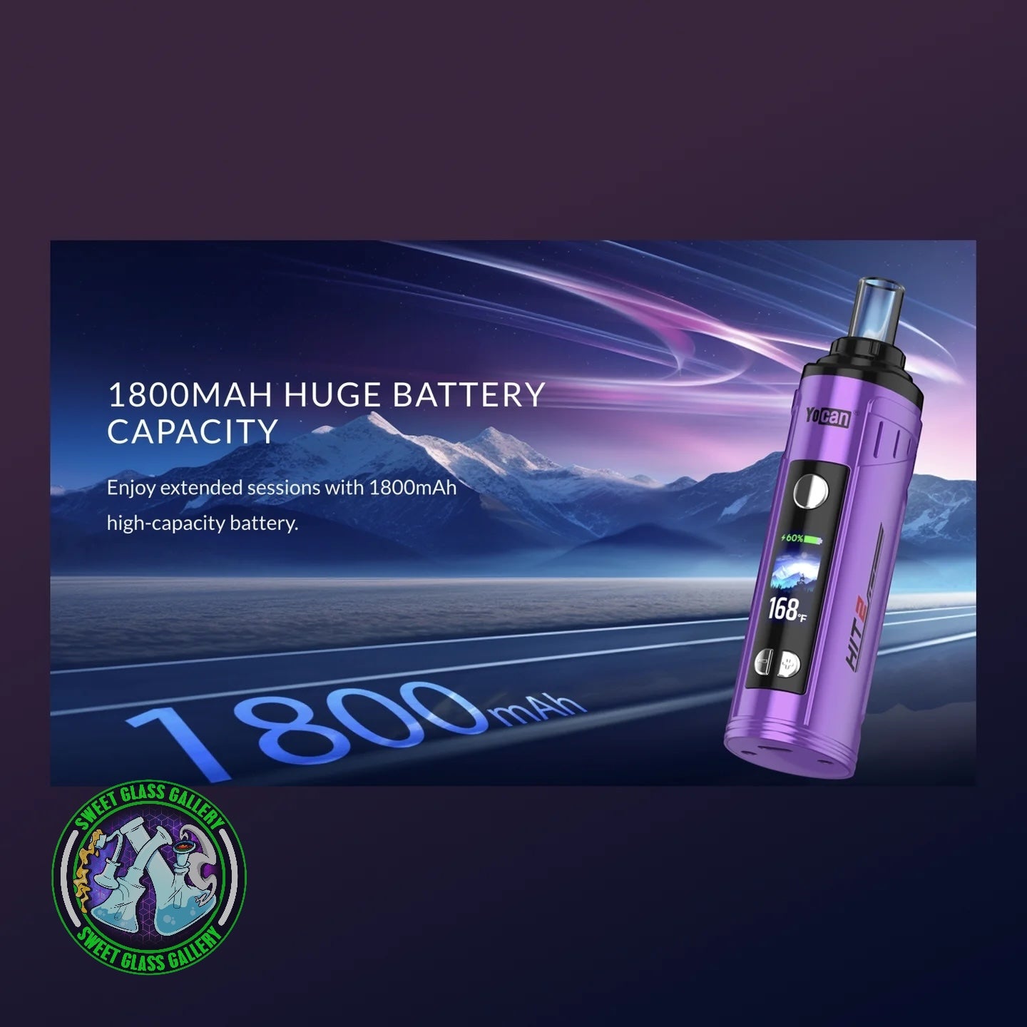 YoCan - Hit 2 - Blue - Dry Herb Vaporizor