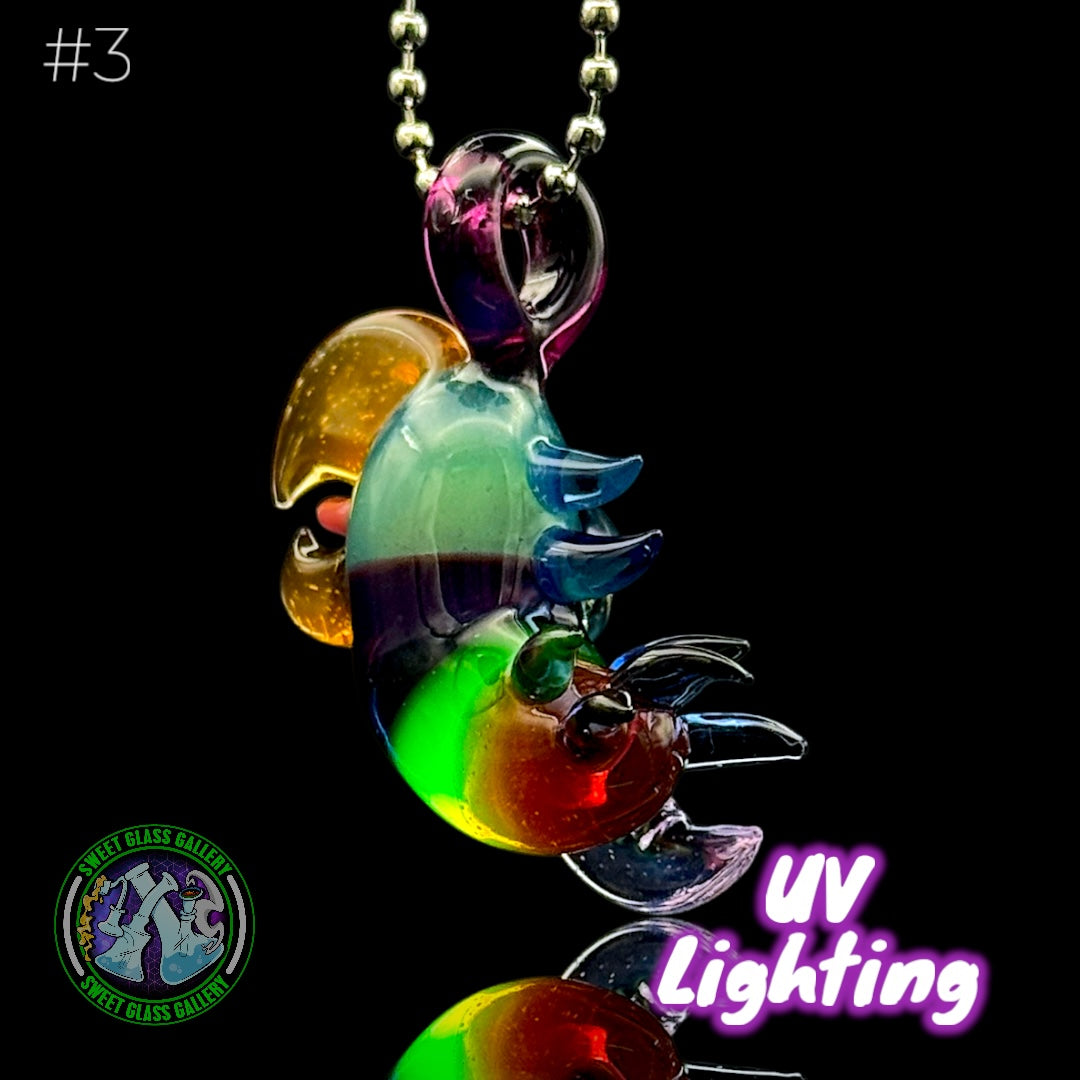 RJ Glass - Pendant - Bird #3