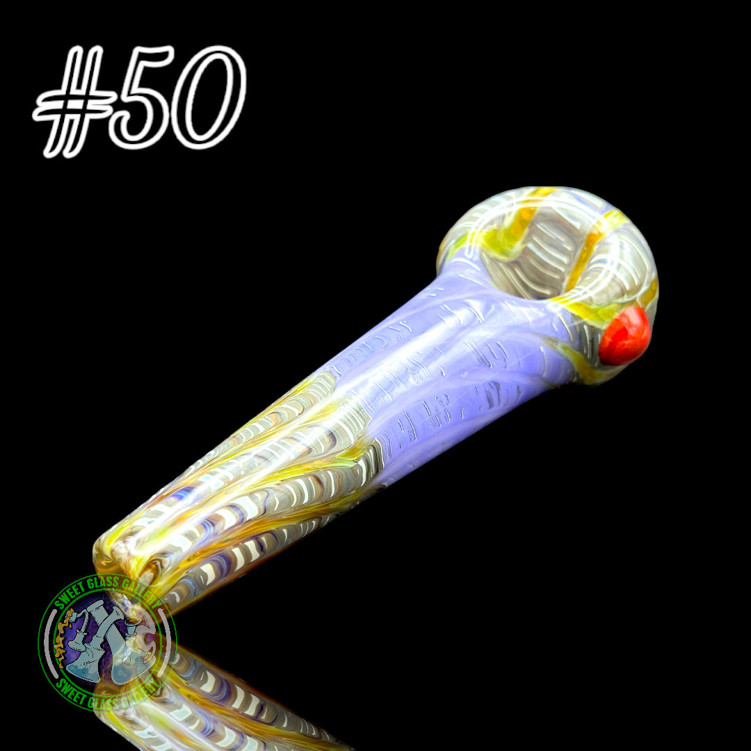 Daniel's Glass Art - German Glass Thick Hand Pipe #50