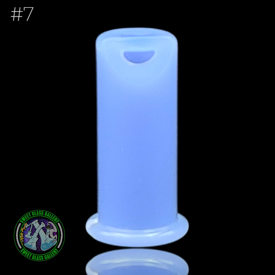 Kovacs Glass - Puffco Pivot Attachment #7 - Milky Blue