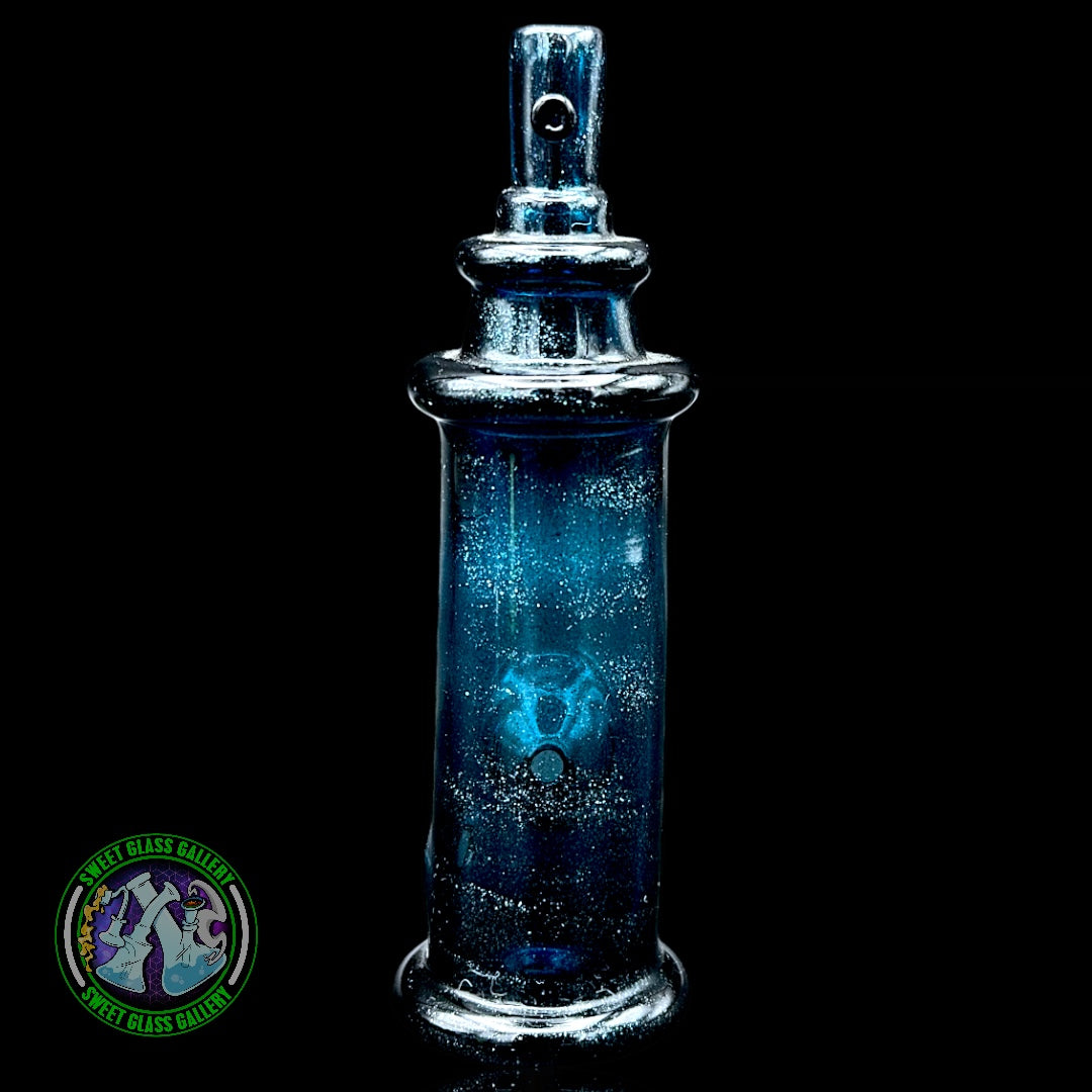 Rone Glass - Dry Pipe #1 - Spray Can (Blue Stardust)