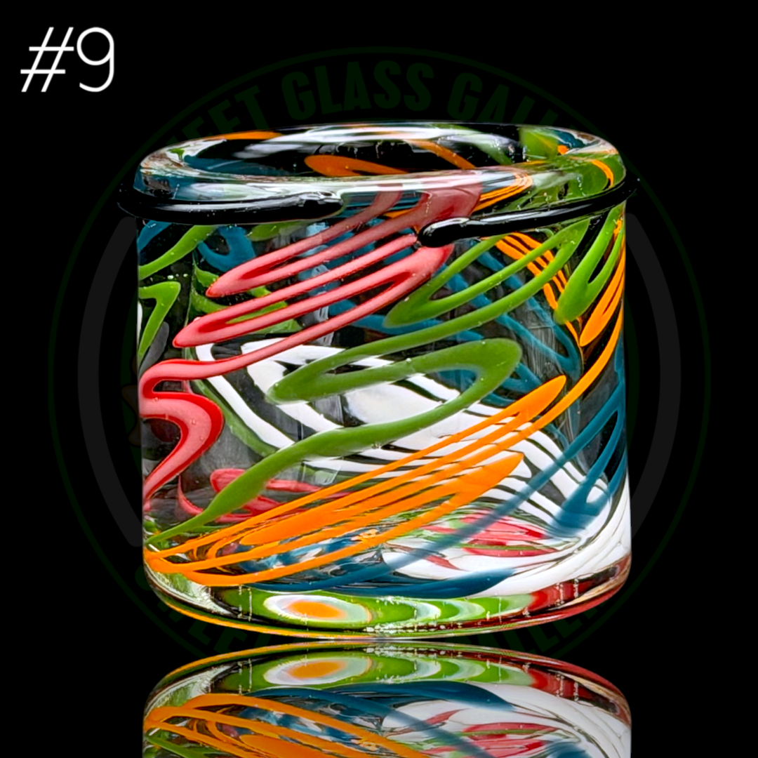 Ben’s Glass Art - Baller Jar #9