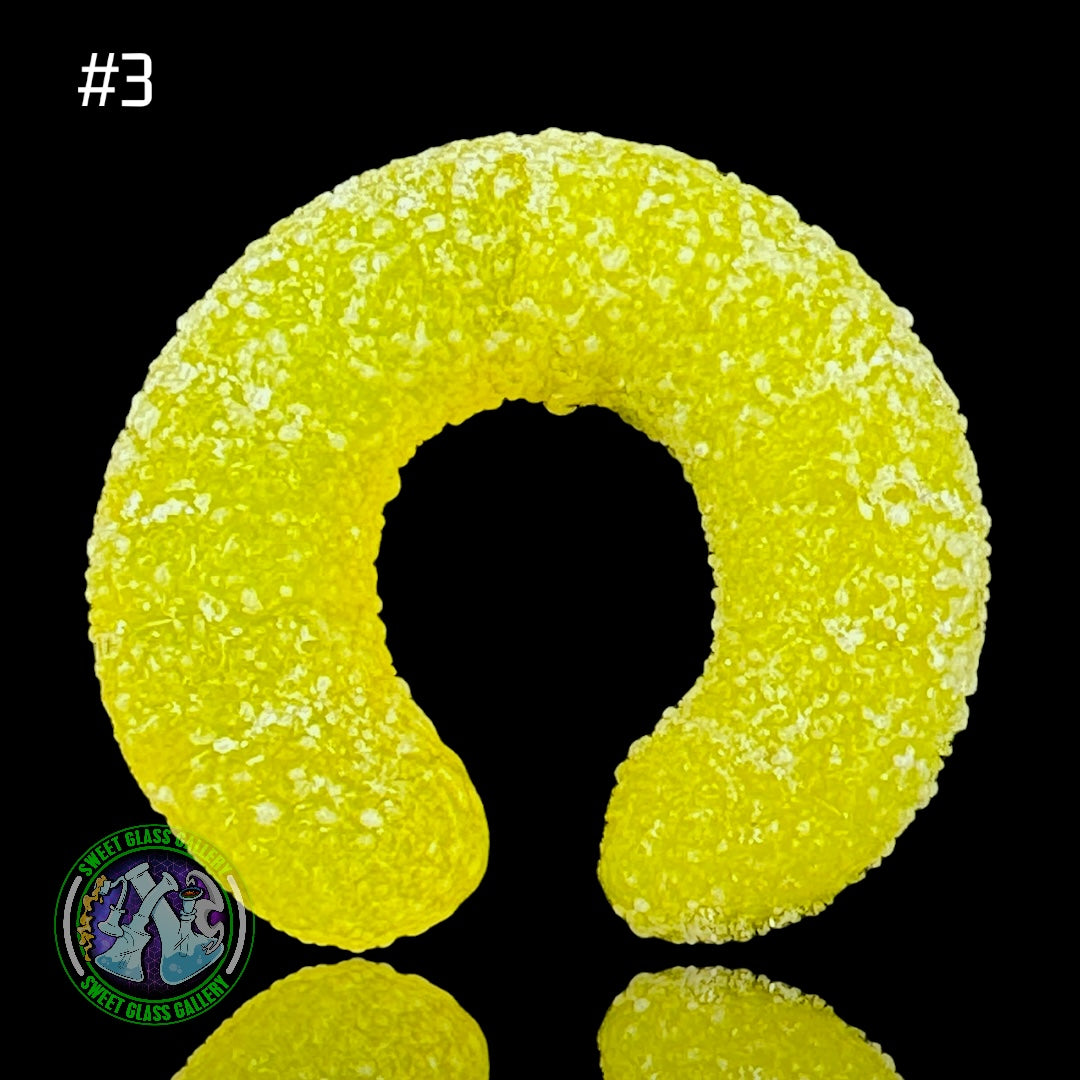 Emperial Glass - Marble/Cap Stand #3 - Sour Gummy Worm