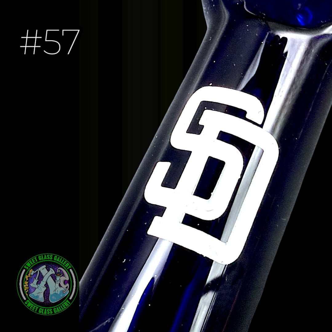 Daniel's Glass Art - Dry Pipe #57 (San Diego Padres)