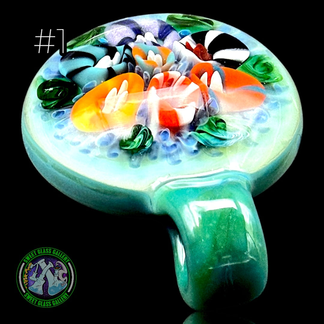 Glass Happy - Pendant #1 - Ocean Reef Implosion