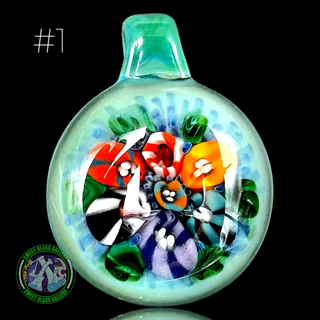 Glass Happy - Pendant #1 - Ocean Reef Implosion