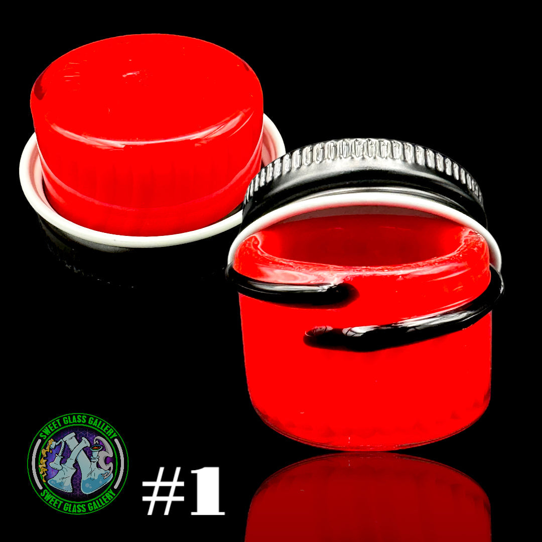 Empty 1 Glass - Micro Baller Jar #1 (Red)