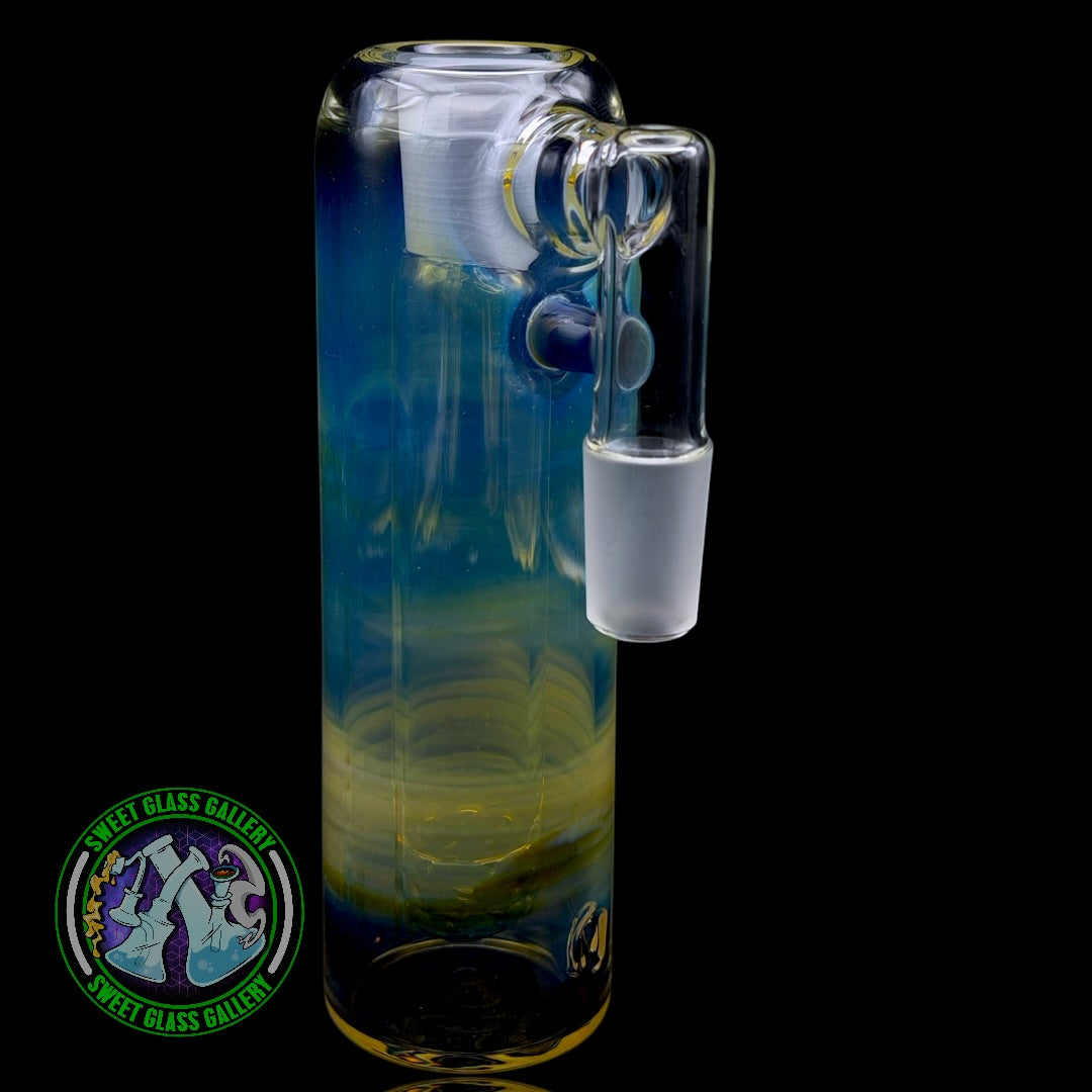 Fluid Glass - Ash Catcher #20 - 18mm Blue Amber Purple