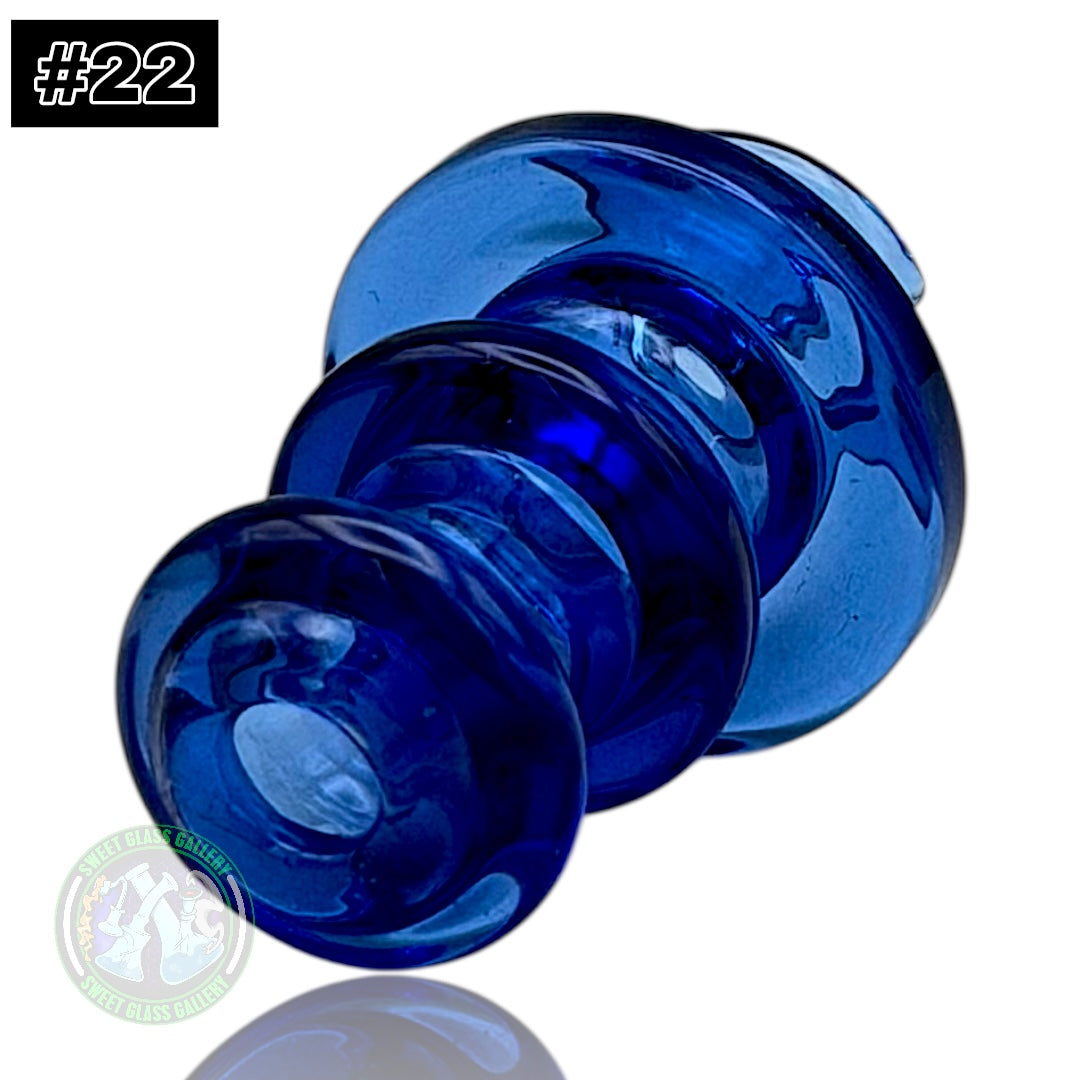 Rone Glass -Puffco Pivot Top #22 - Cobalt Blue
