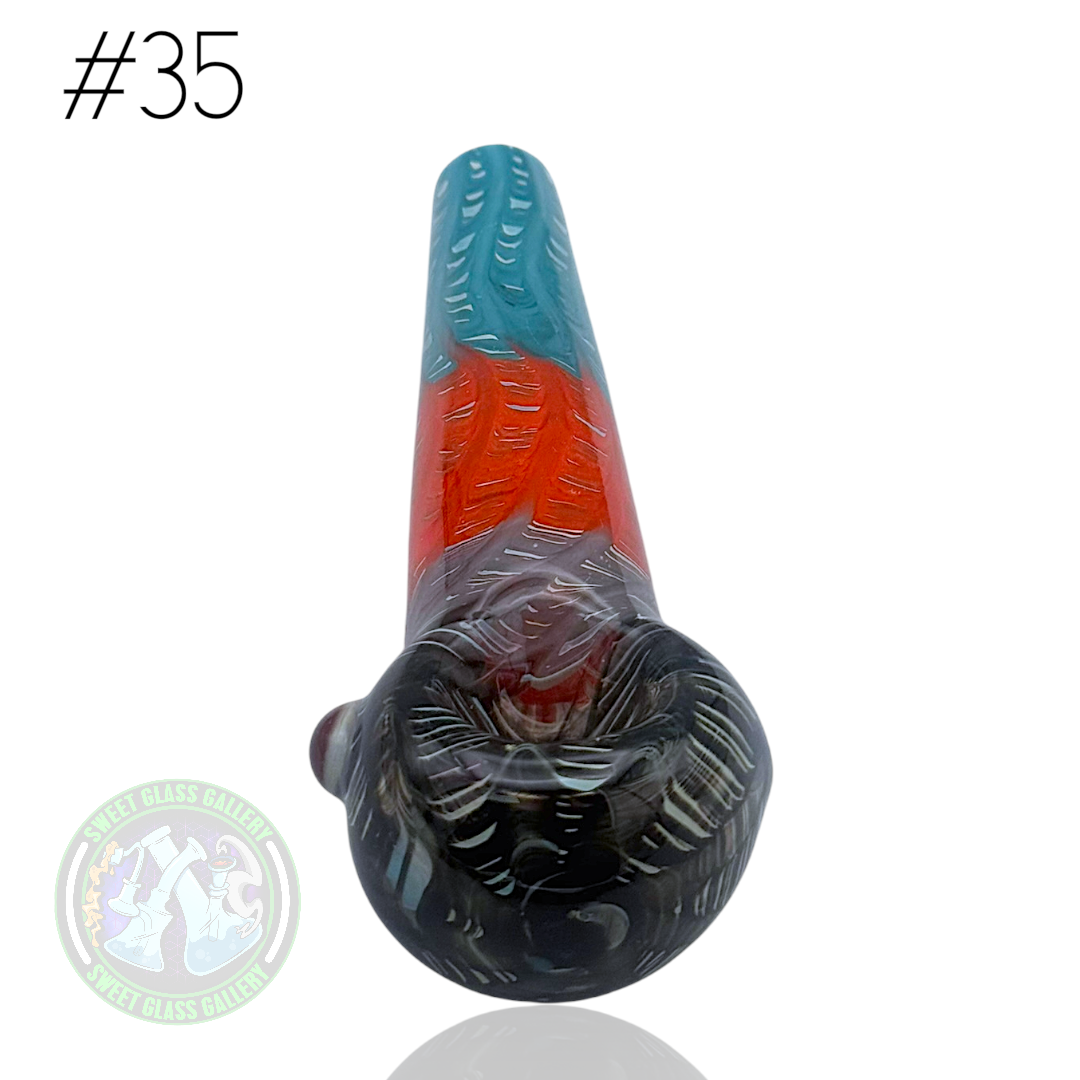 Daniel's Glass Art - Dry Pipe #35