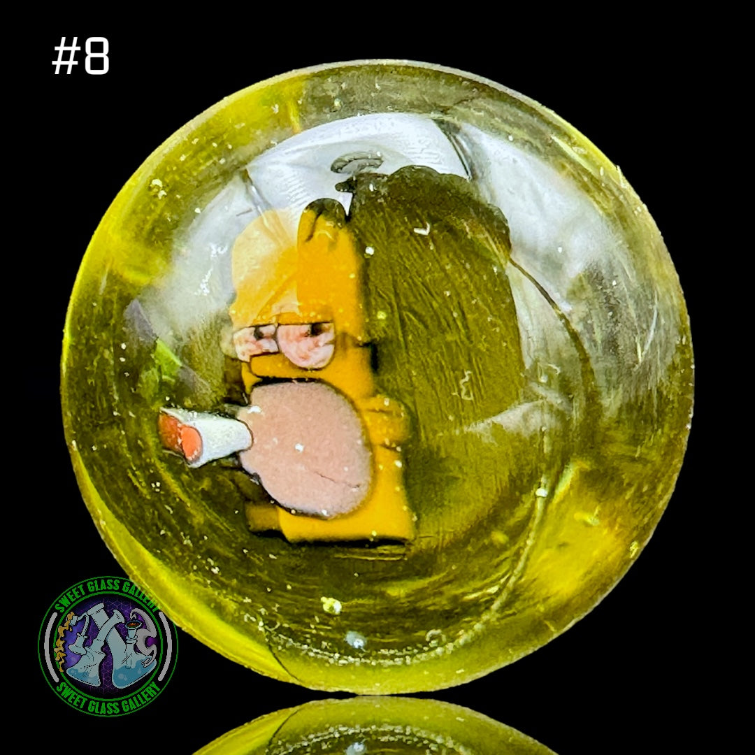 Keys Glass - Marble #8 - Homer The Simpsons