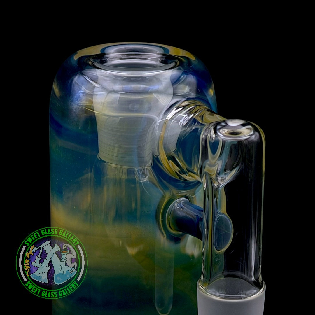 Fluid Glass - Ash Catcher #19 - 18mm Blue Amber Purple
