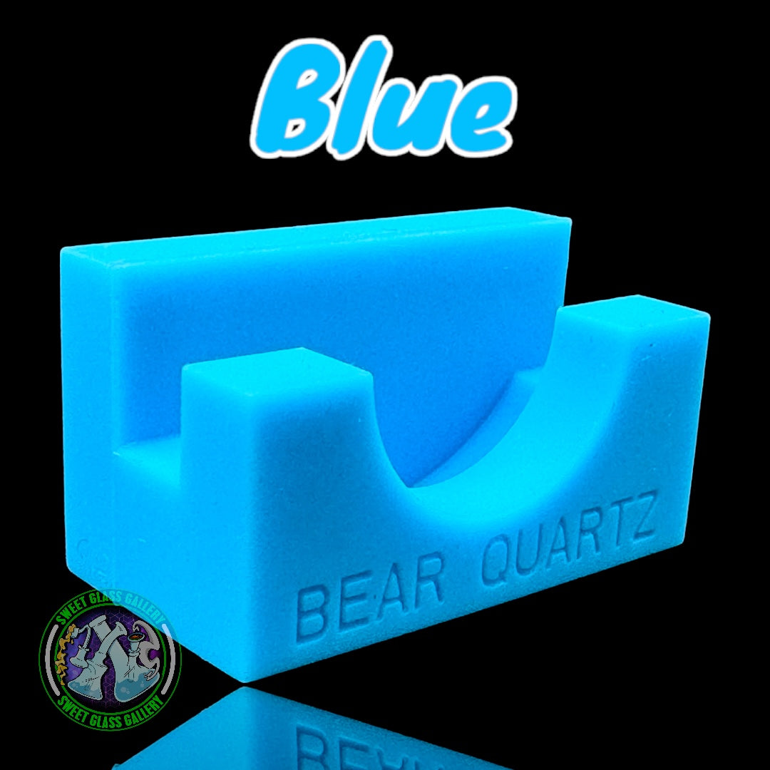 Bear Quartz - Disk Carb Cap Silicone Holder