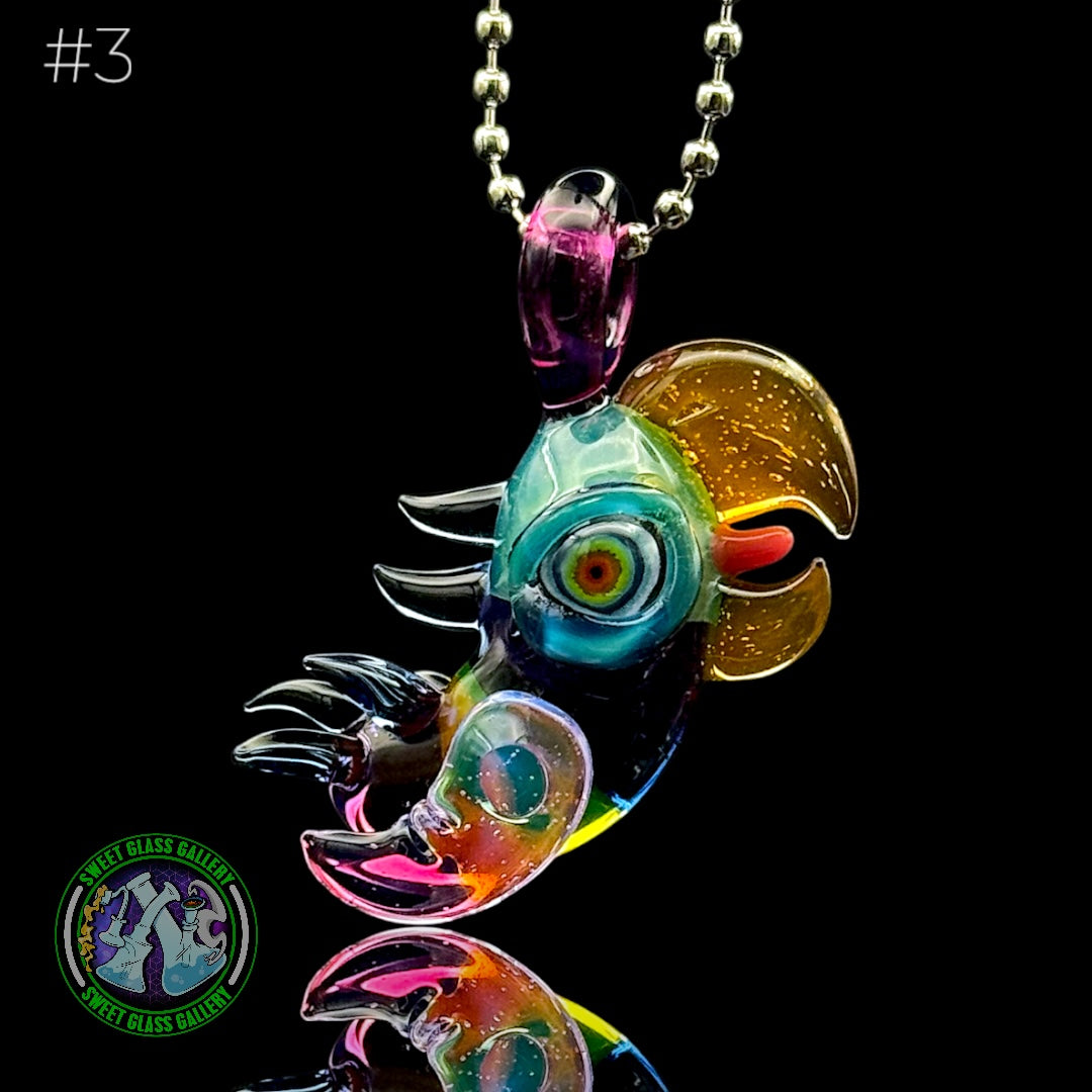 RJ Glass - Pendant - Bird #3