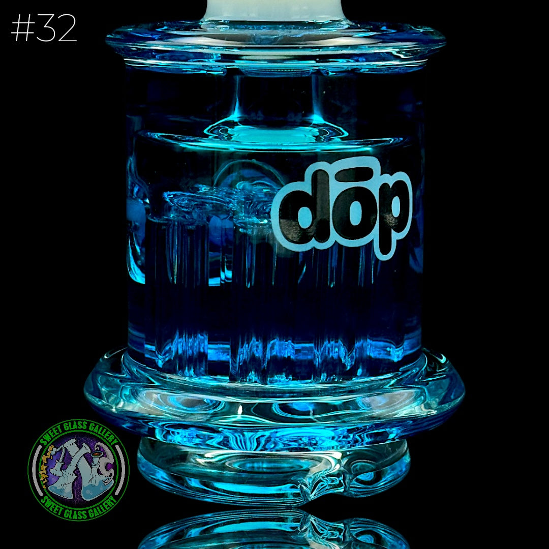 Dōp Glass - Puffco Attachment - Dry Gylcerin Blue #32
