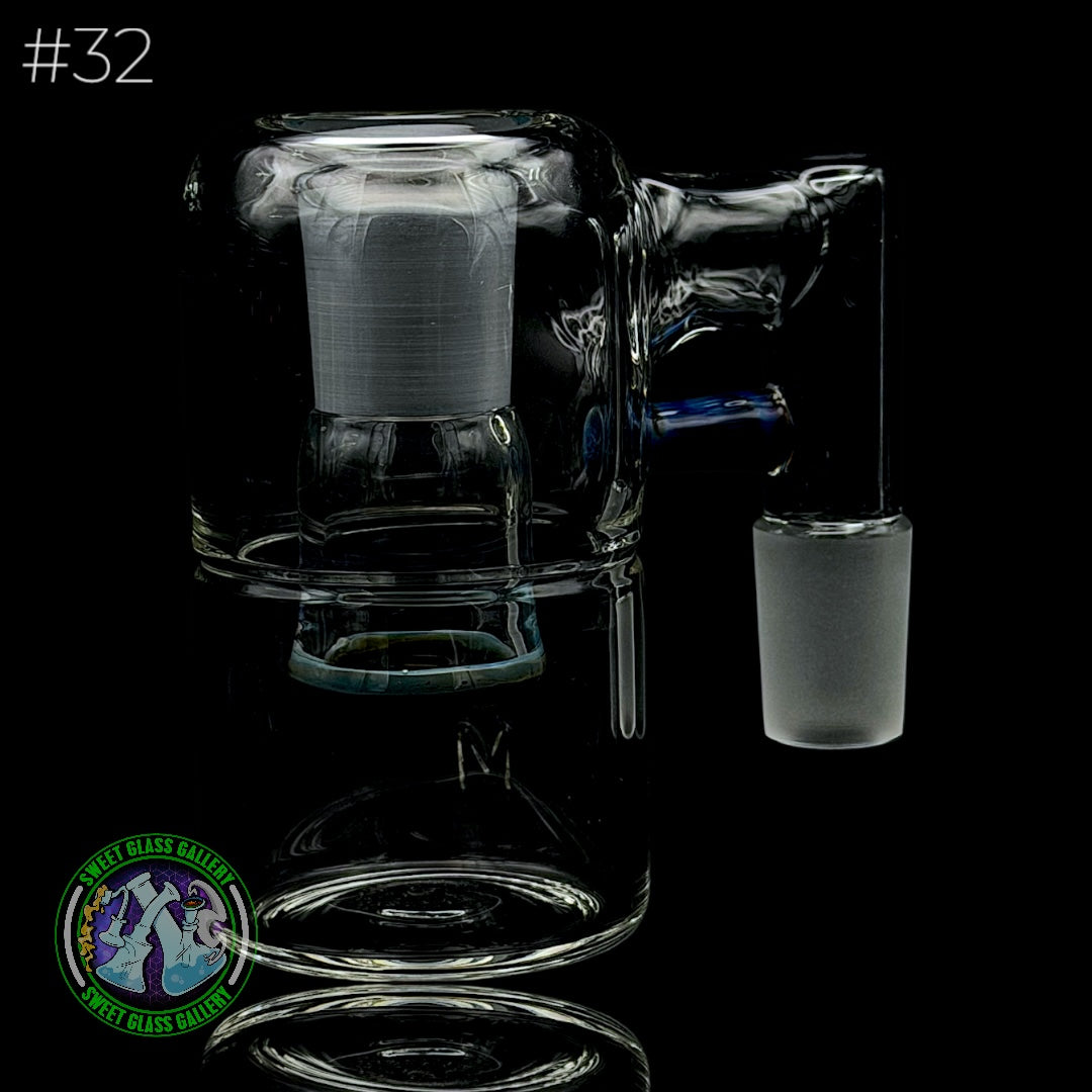 Fluid Glass - Ash Catcher 18mm - Dry #32 (Blue Amber Purple)