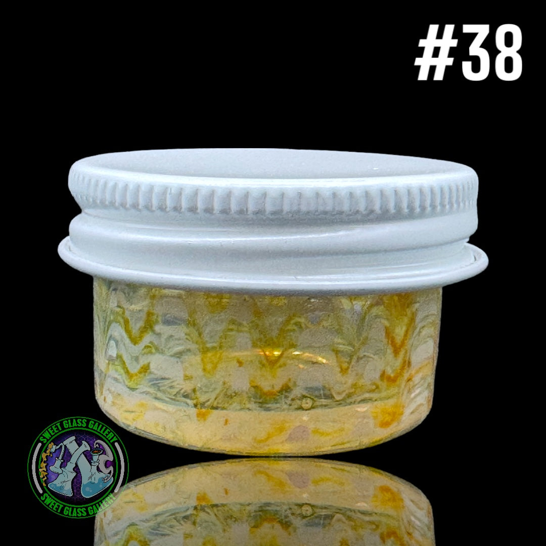 Ben’s Glass Art - Fumed Baller Jar #38