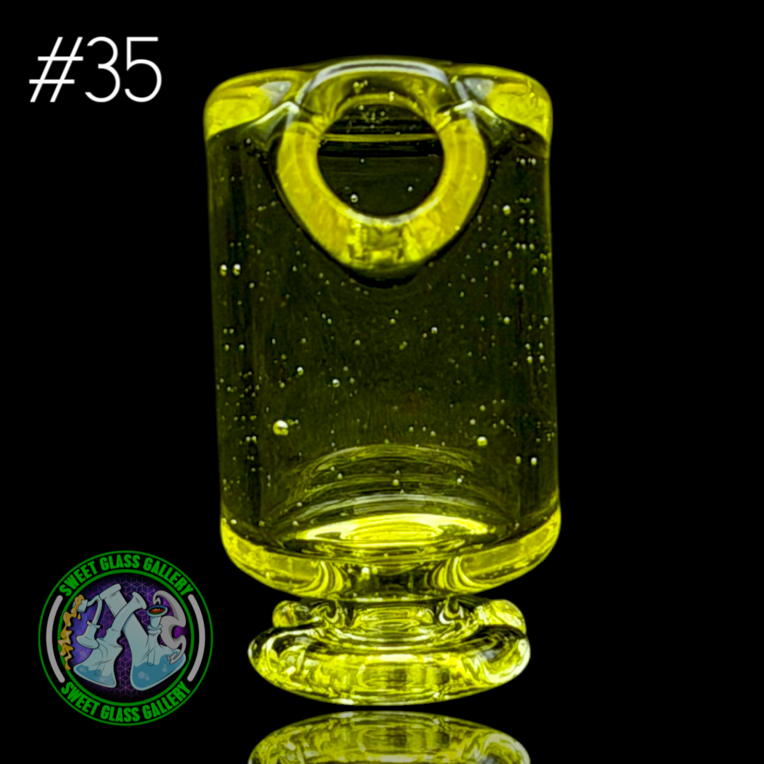 Kizmit Glass - Puffco Pivot Top #35 - Citron