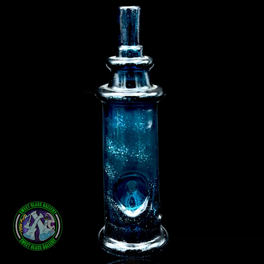 Rone Glass - Dry Pipe #1 - Spray Can (Blue Stardust)