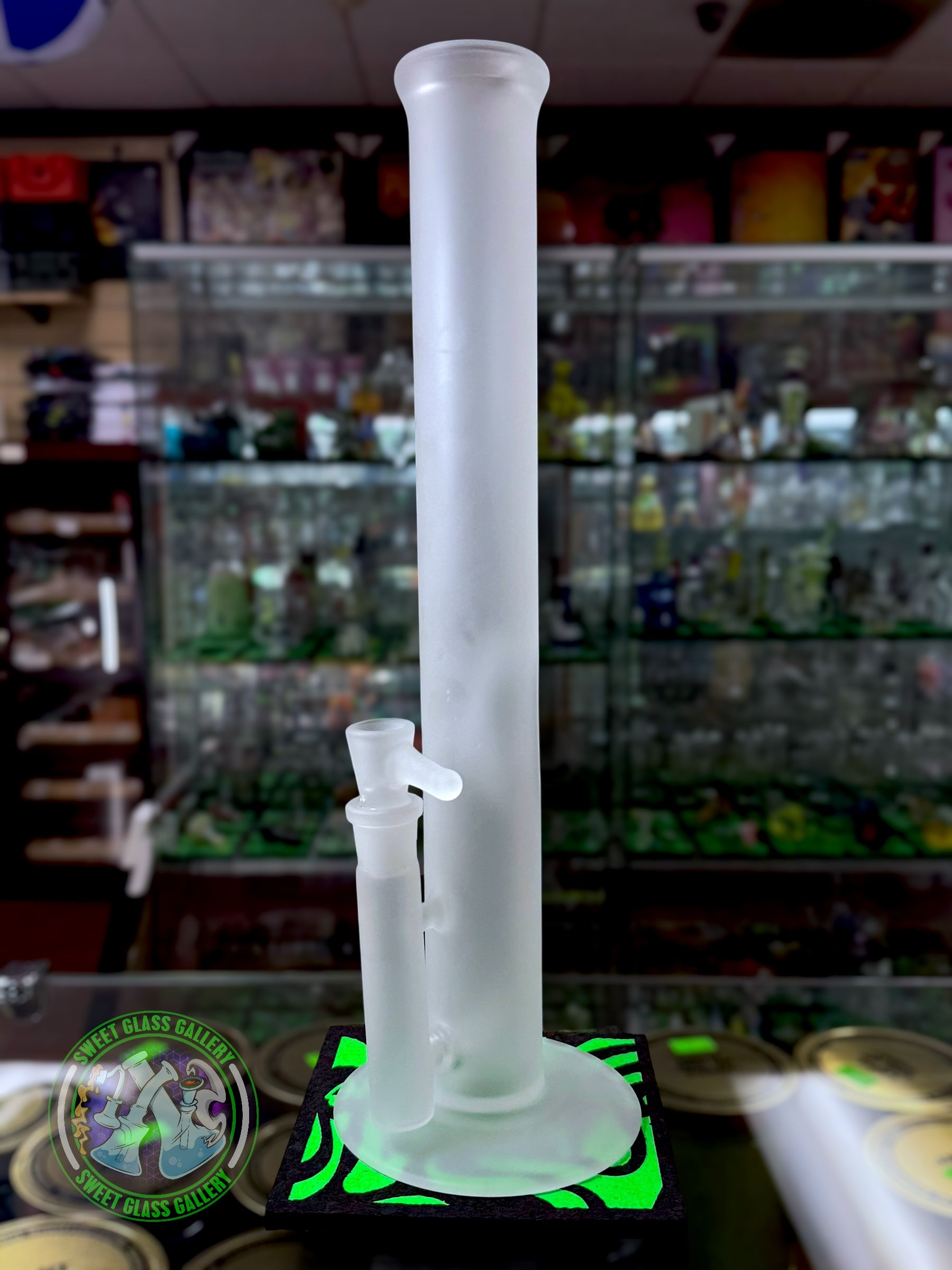 Artist First GlassWorks - Straight Tube - Sand Blasted