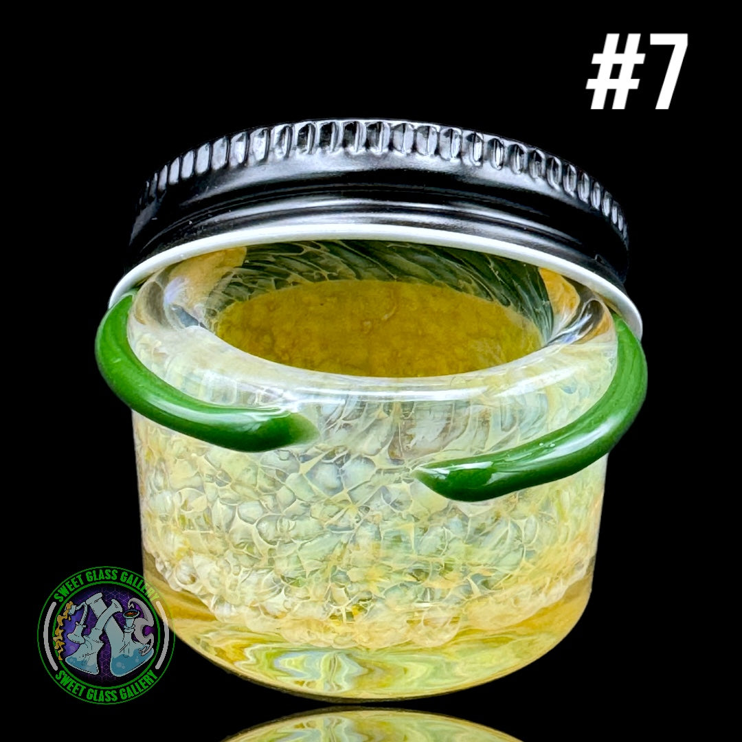 Ben’s Glass Art - Fumed Baller Jar #7