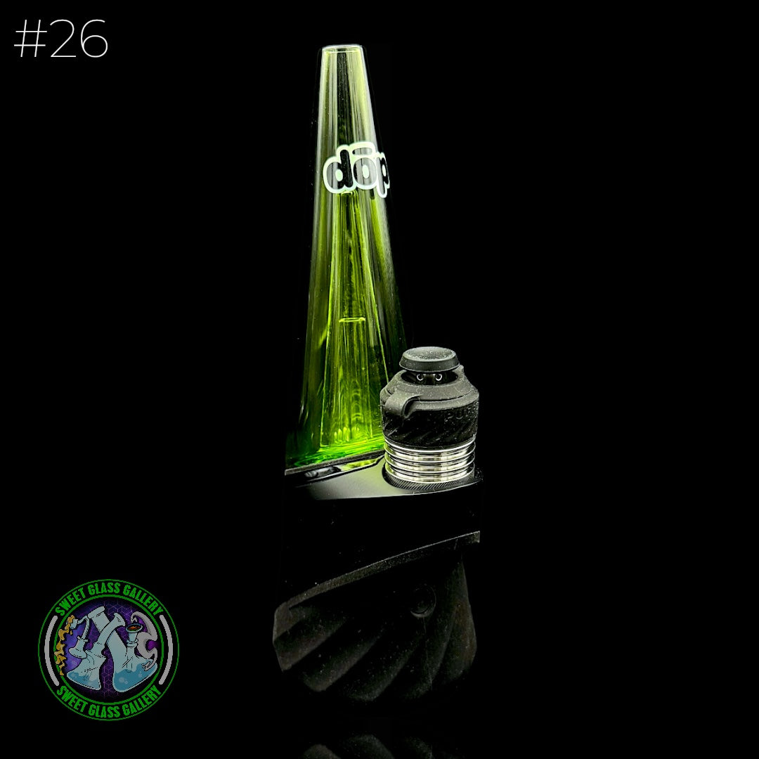 Dōp Glass - Puffco Attachment - 5-Hole Green #26