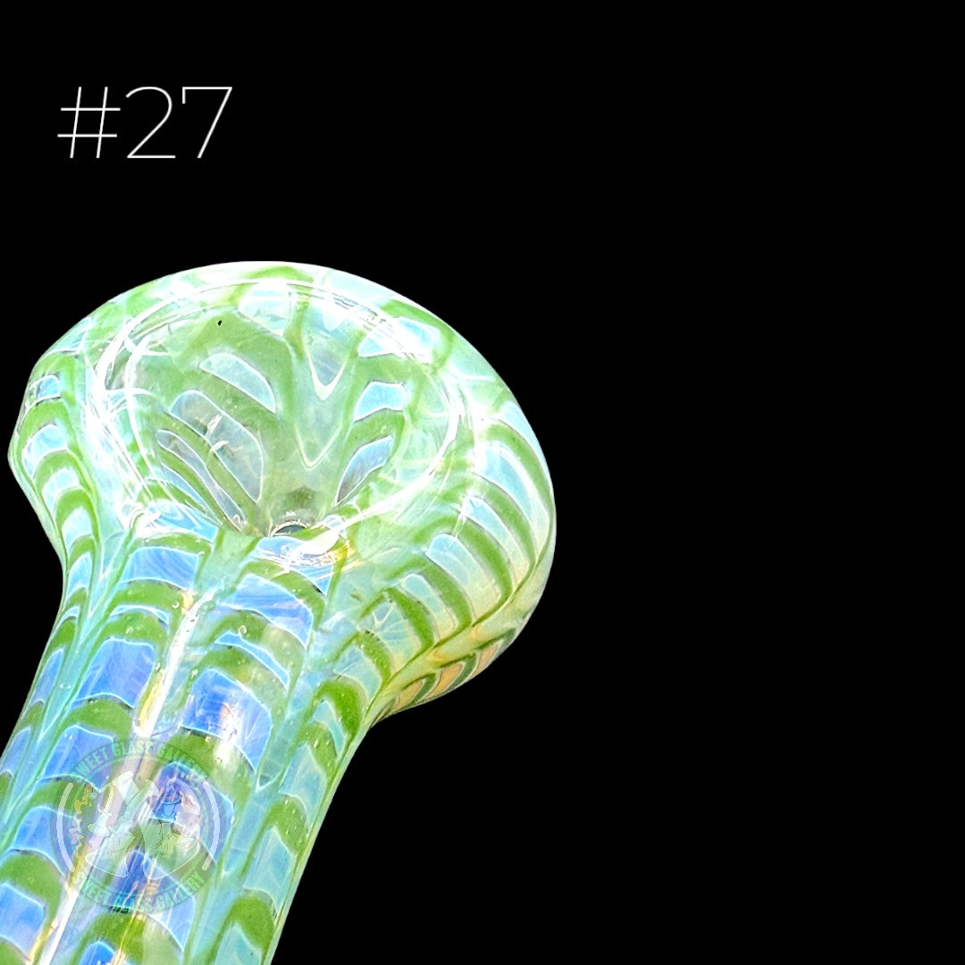 Daniel's Glass Art - Dry Pipe #27 - Wrap & Rake