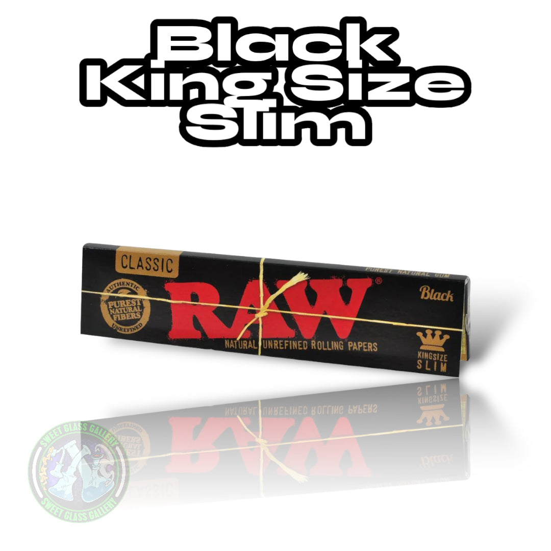 Raw - Classic Black Papers - King Size Slim