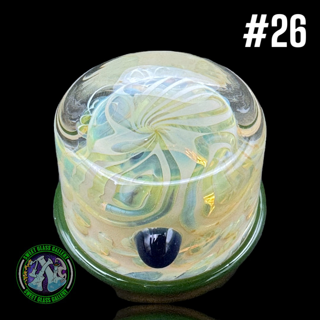 Ben’s Glass Art - Fumed Baller Jar #26