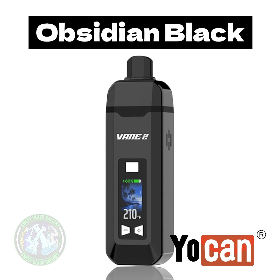 YoCan - Vane 2 - Obsidian Black - Dry Herb Vaporizor