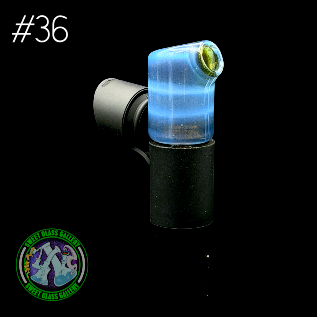 Kizmit Glass - Puffco Pivot Top #36 - Opal Jackpot