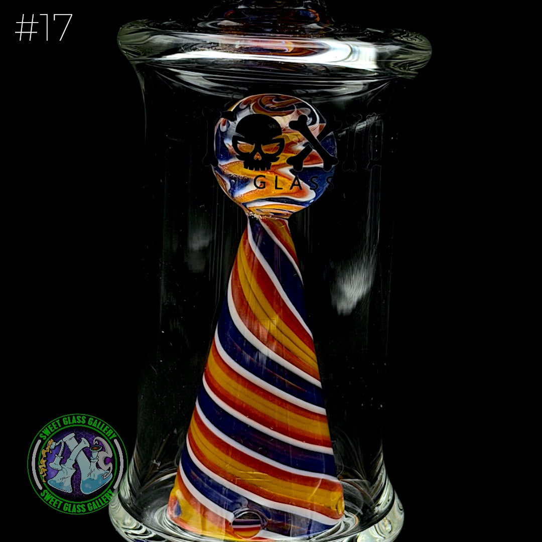 Toxic Glass - Focus V Carta Attachment #17 - Wigwag Red, Blue, Yellow & White