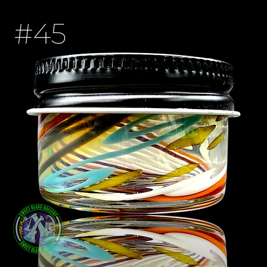 Ben’s Glass Art - Baller Jar #45 - Inside Out Tech