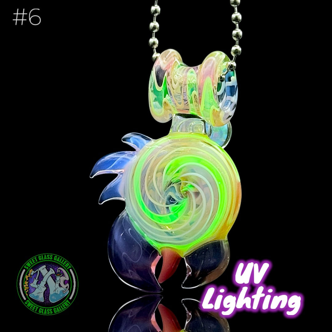 RJ Glass - Pendant - Bird #6