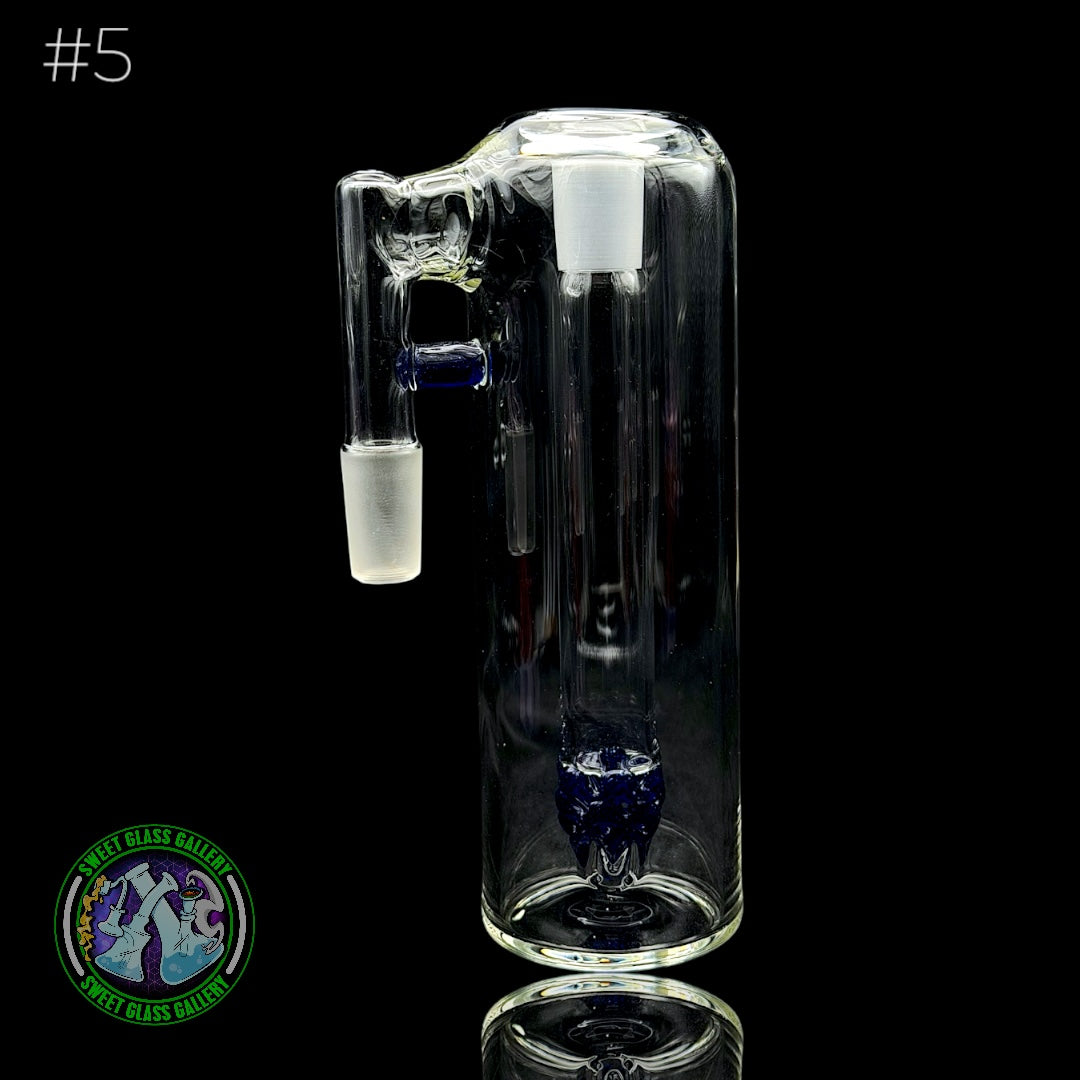 Fluid Glass - Ash Catcher 14mm  #5 (Blue Blizzard)