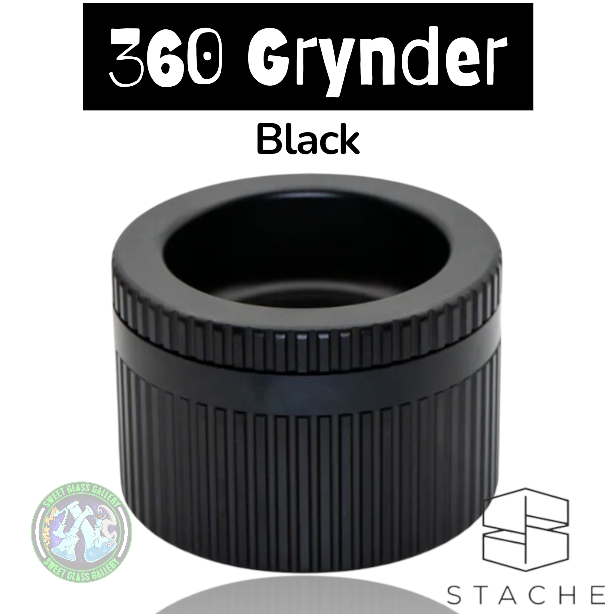 Stache Products - 360 Grynder - Black