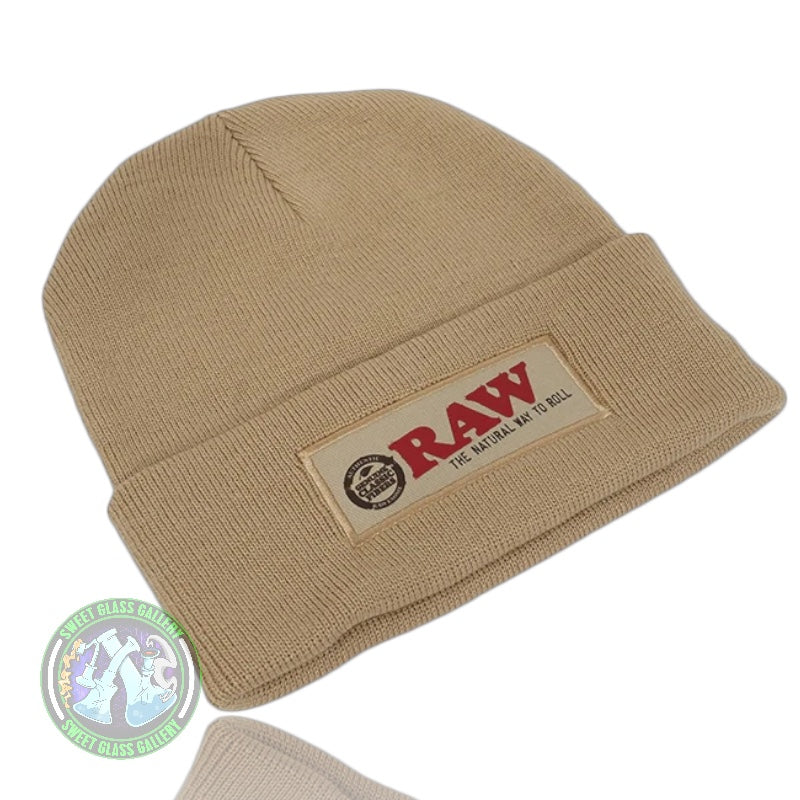 Raw - Tan Beanie