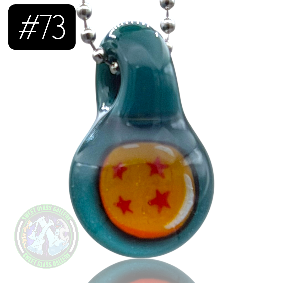 Keys Glass - Pendant #73 (4 Star Dragonball - Dragonball Z)