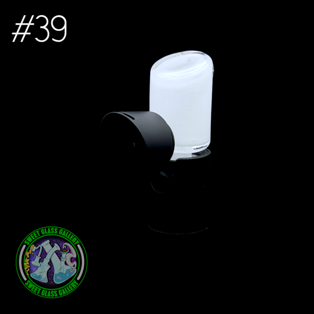 Kizmit Glass - Puffco Pivot Top #39 - Star White