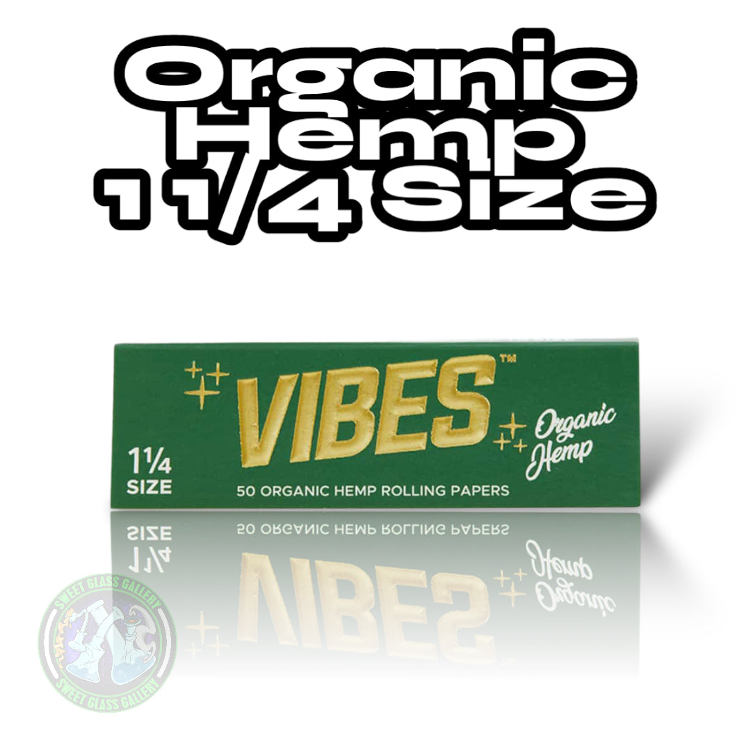 Vibes - Organic Hemp Papers - 1 1/4 Size