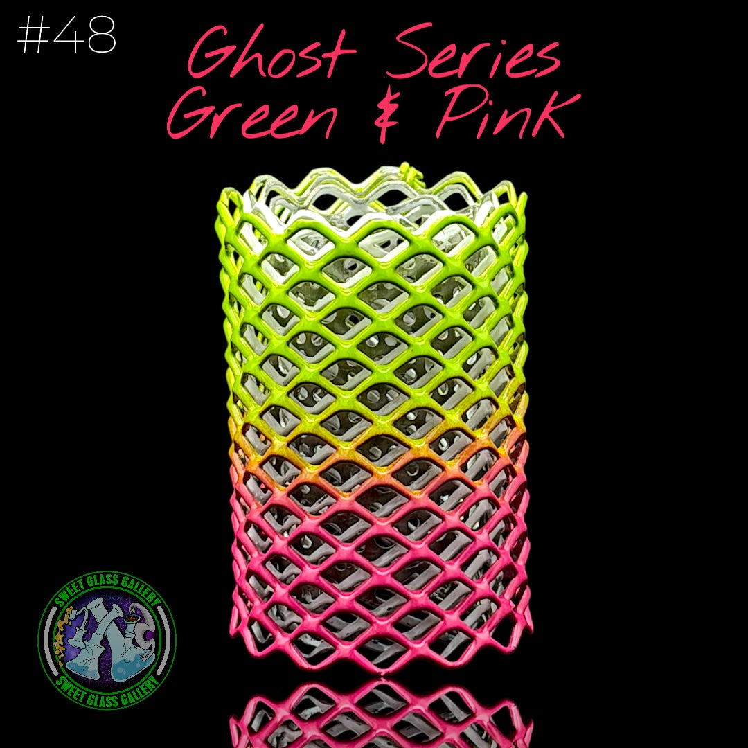 Mamba Guardzz - Heat Cage #48 Blazer Torch Guard (Ghost Series - Green & Pink)