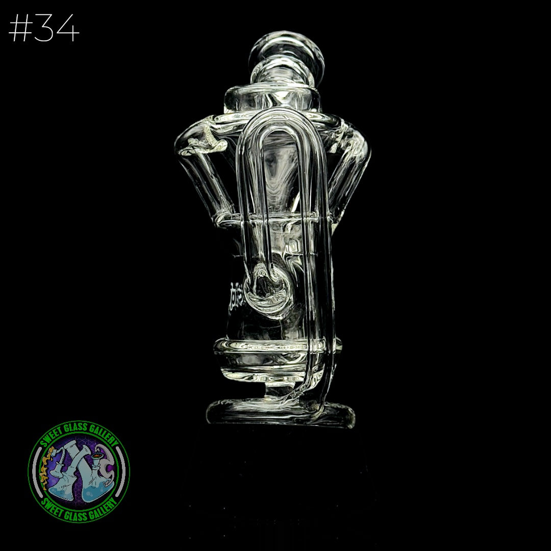 Dōp Glass - Puffco Attachment - Floating Recycler #34