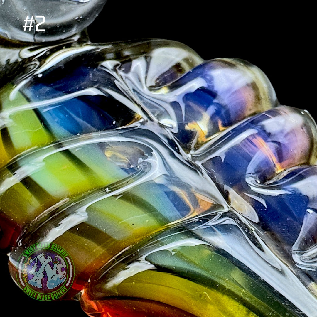 Mental Glass Art - Pendant #2 - Leaf