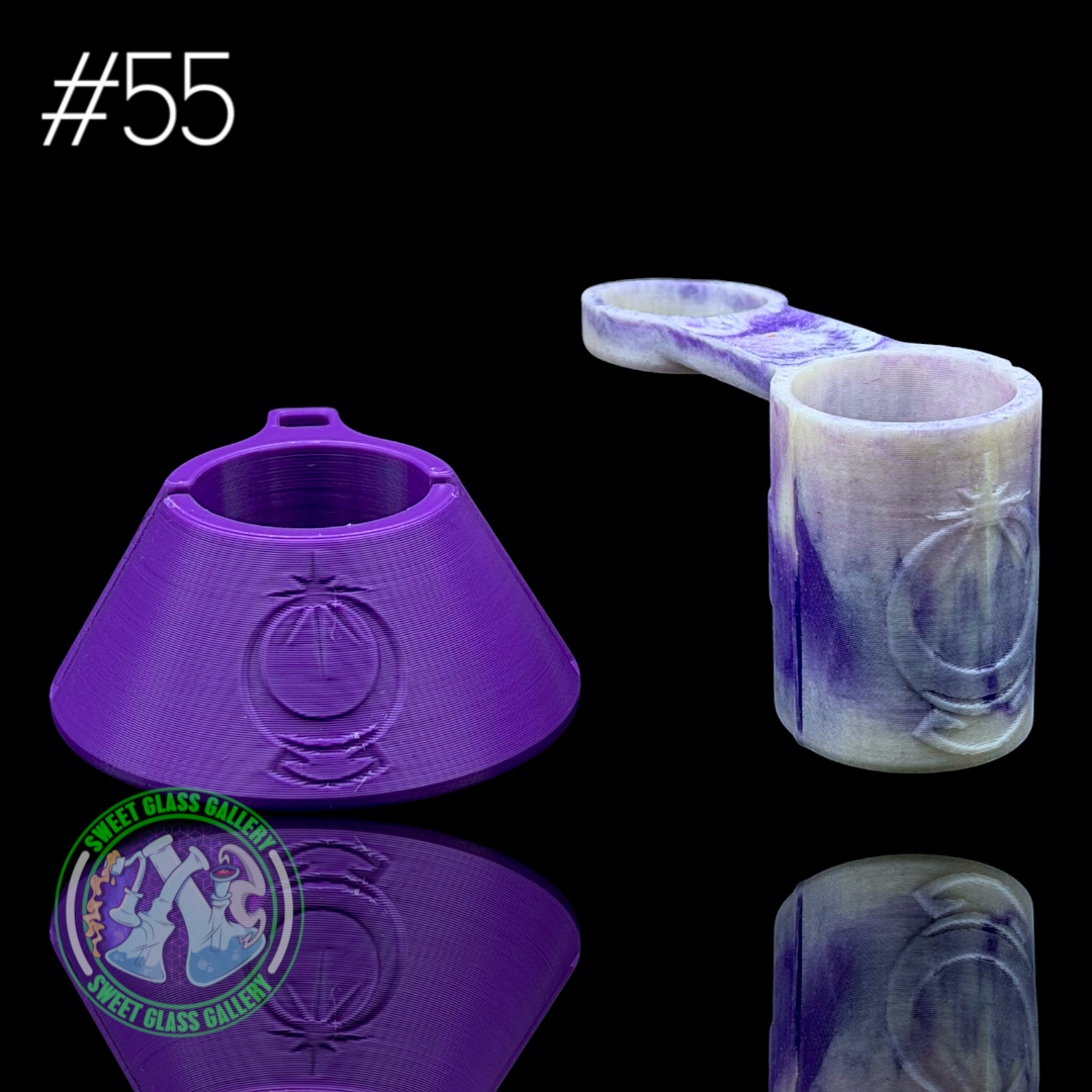 One Trick Pony - Pivot Tether/Stand #55 - Large - Purple/White